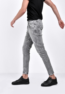 شلوار جین مردانه اسکینی زاپ دار