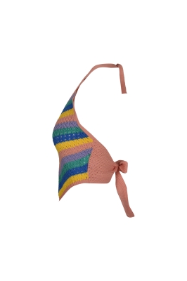 تاپ بافت پشت گردنی گره دار