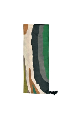 شال طرحدار زمستانه