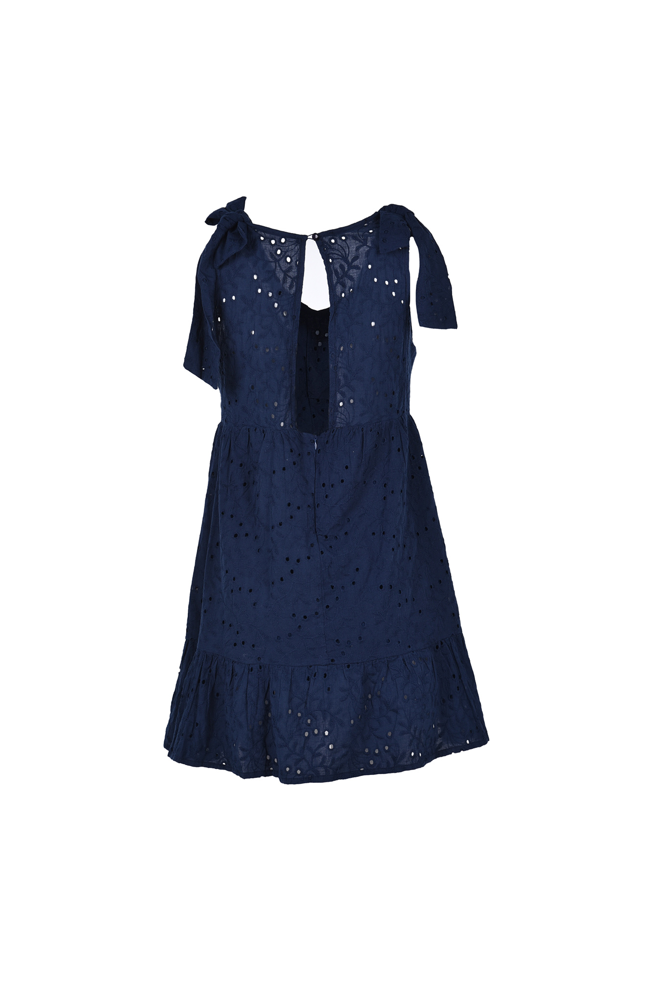 پیراهن کوتاه خامه دوزی زنانه