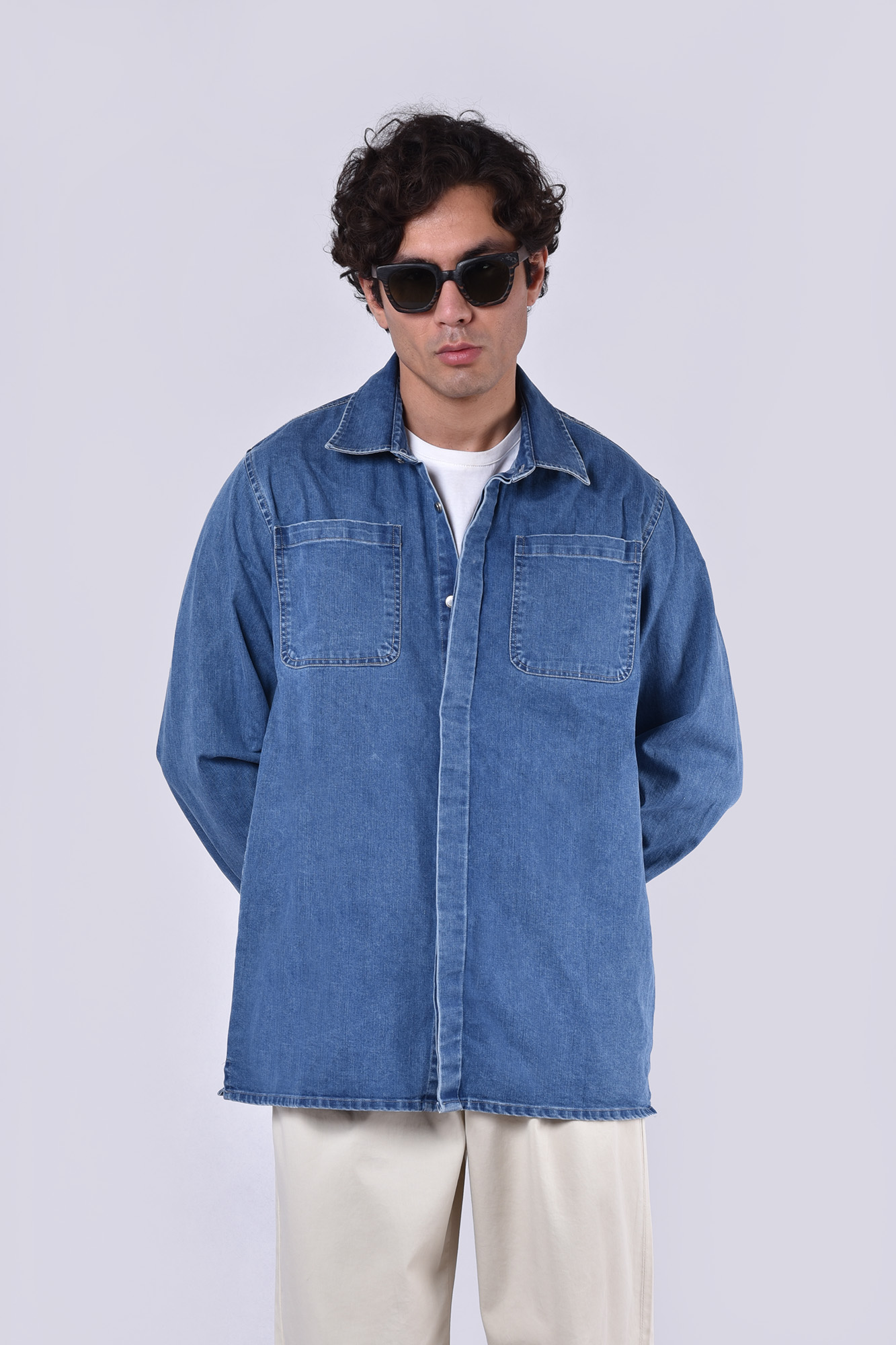 پیراهن آستین بلند جین