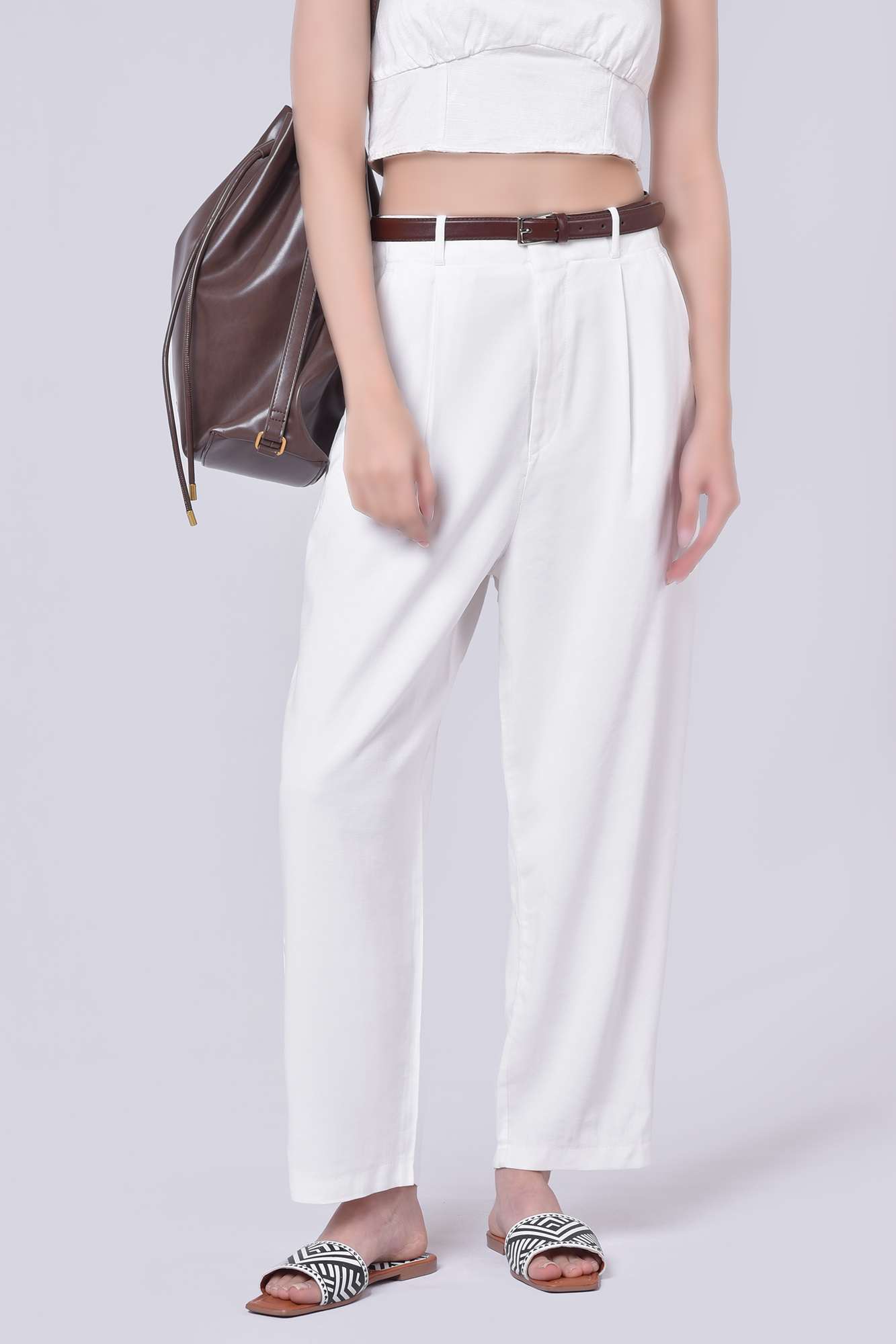 شلوار پارچه ای ساده