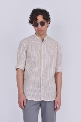 پیراهن آستین بلند لینن