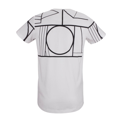 تی شرت یقه گرد دمپا هلال تمام چاپ