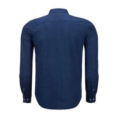 پیراهن جین تک جیب اسلیم فیت