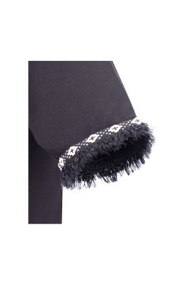 تی شرت یقه گرد آستین کوتاه نوار دار