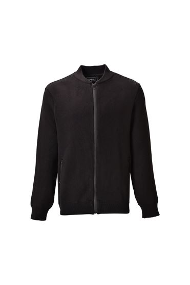 ژاکت زیپ دار بافت دورو