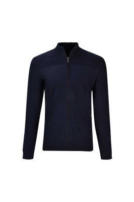 ژاکت زیپ دار فندقی