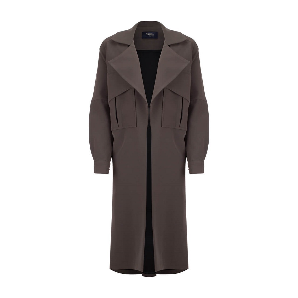 مانتو دوجیب یقه پهن