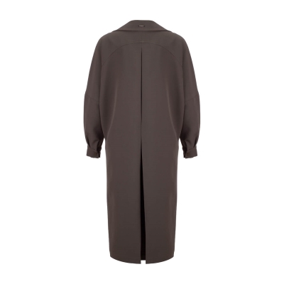 مانتو دوجیب یقه پهن