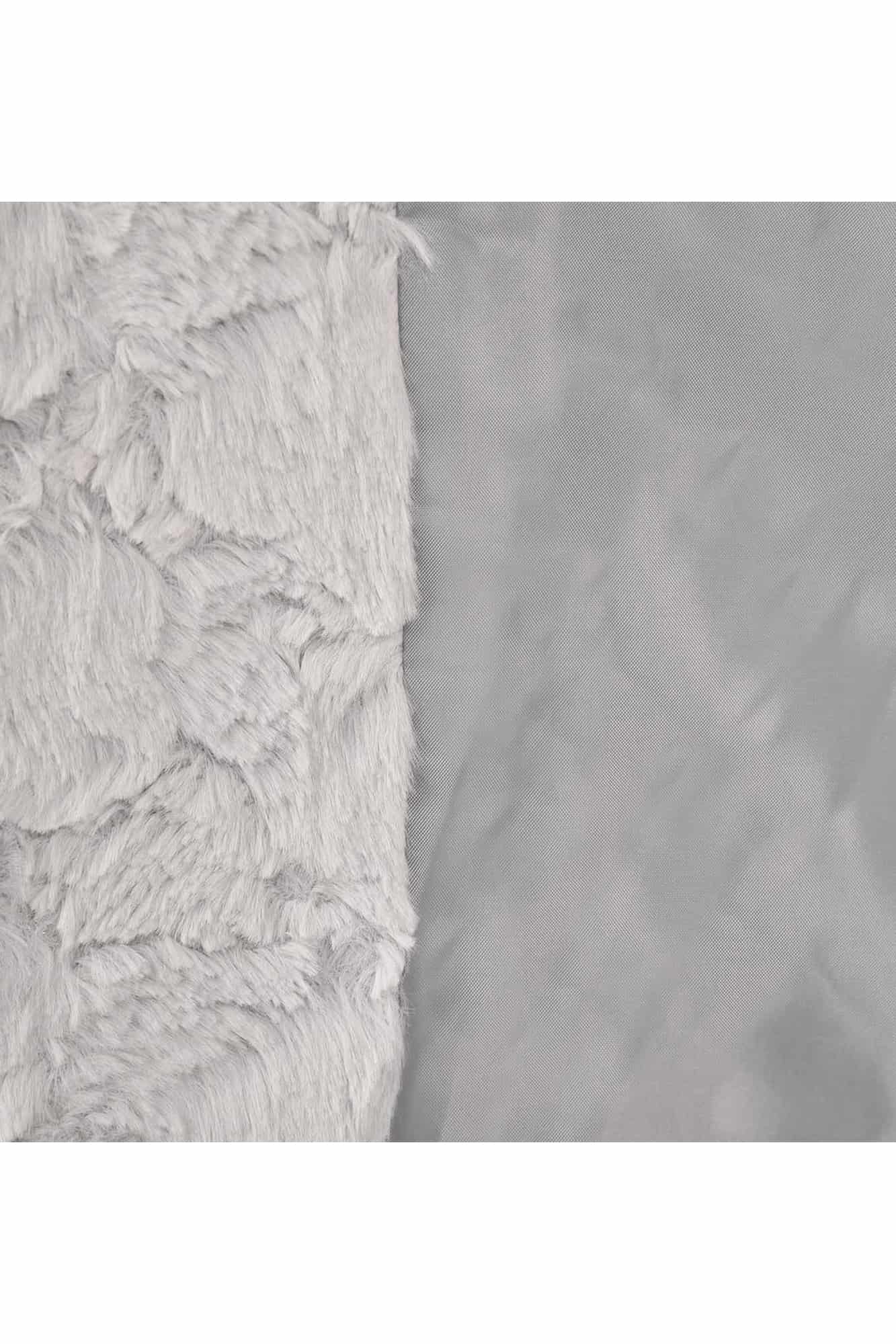 پالتو خز دار طوسی