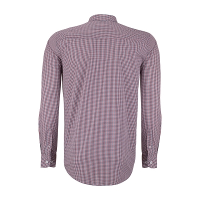 پیراهن چهارخونه یقه دار رگولار فیت