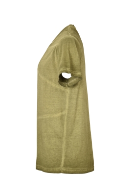 تی شرت یقه گرد آستین کوتاه 4 تیکه رنگرزی شده