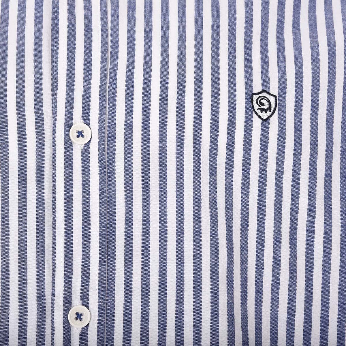 پیراهن راه راه یقه دار اسلیم