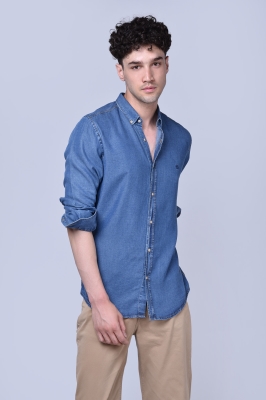 پیراهن جین یقه داراسلیم