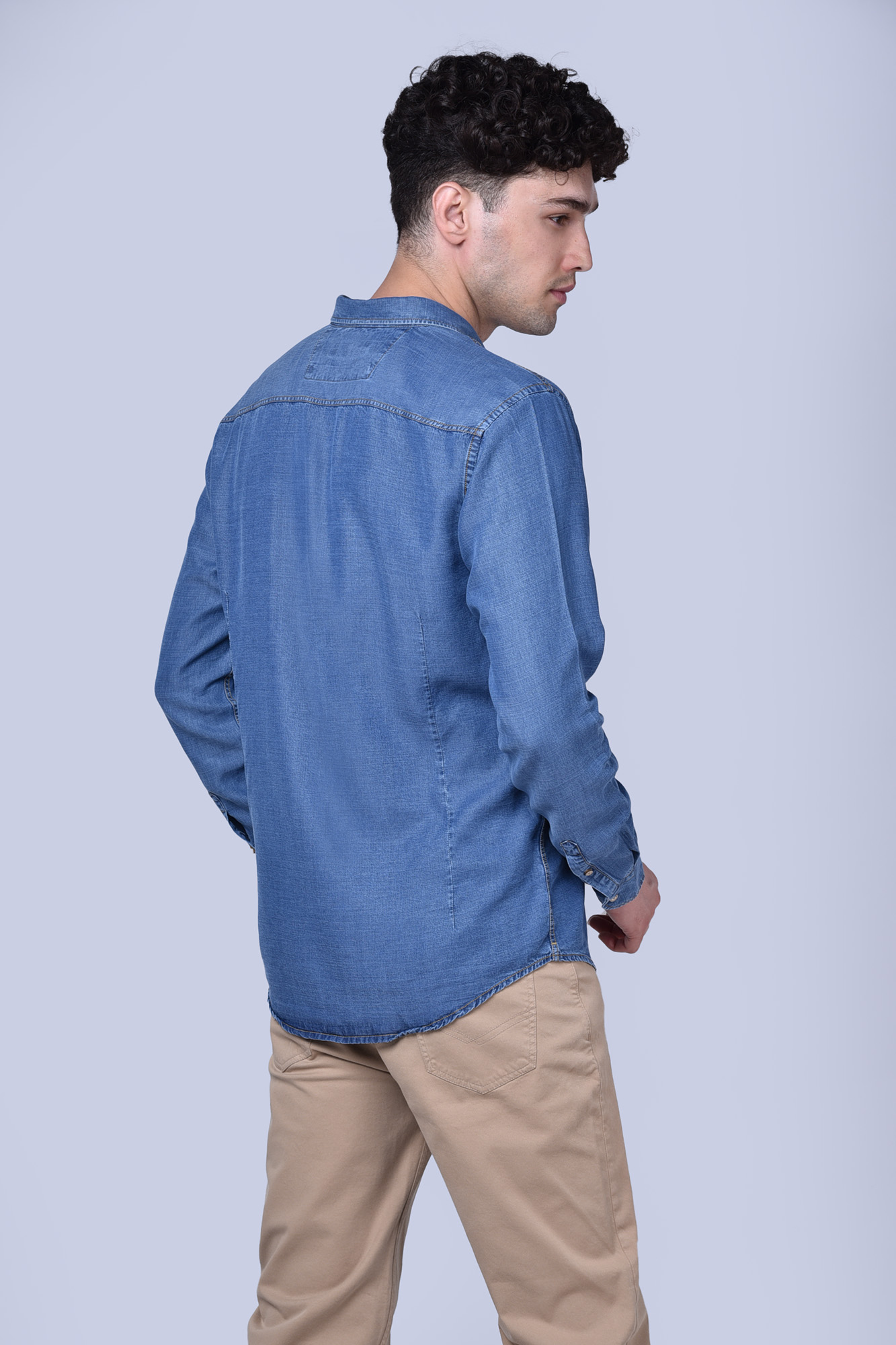 پیراهن جین یقه داراسلیم