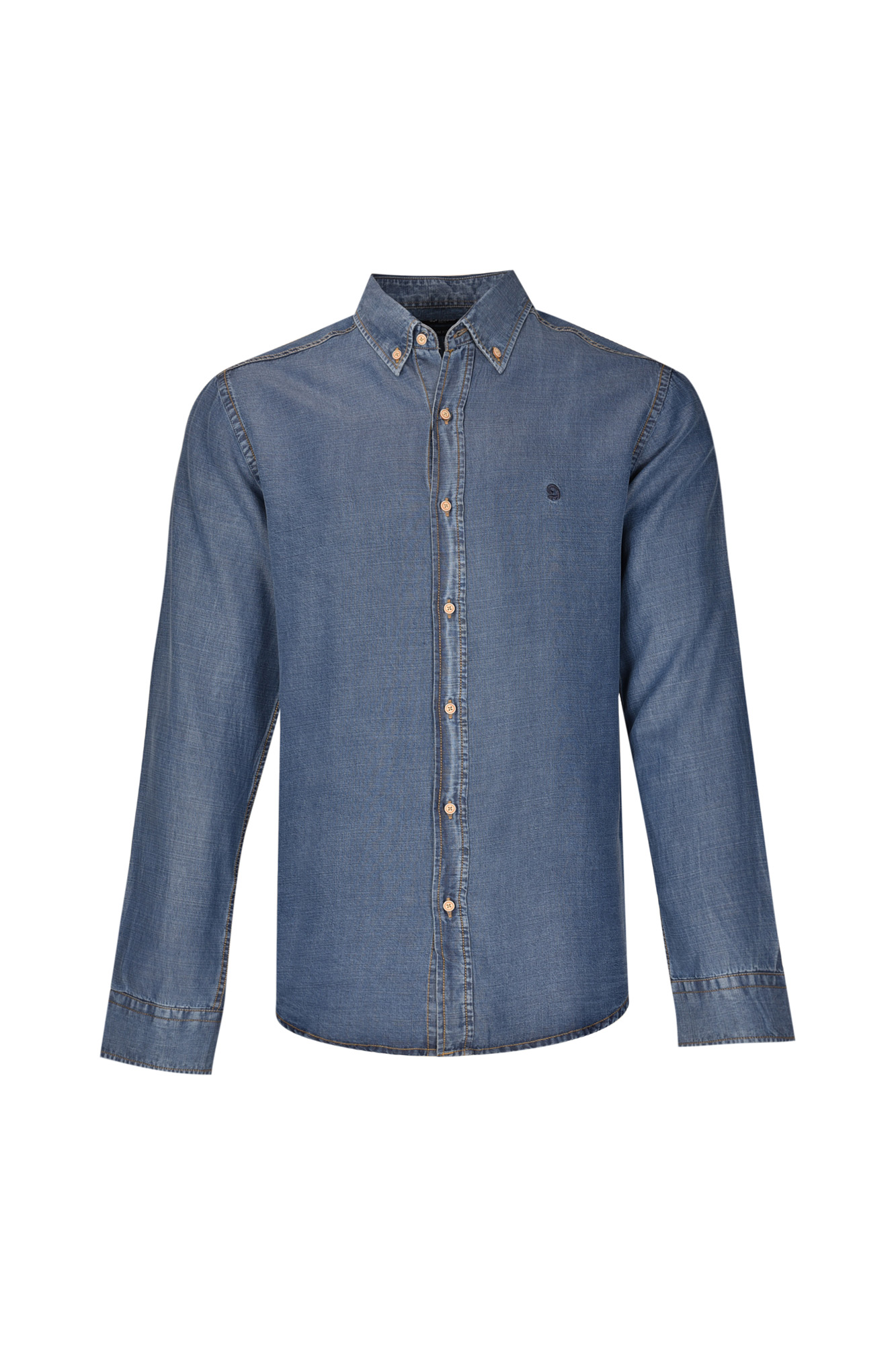 پیراهن جین یقه دار اسلیم