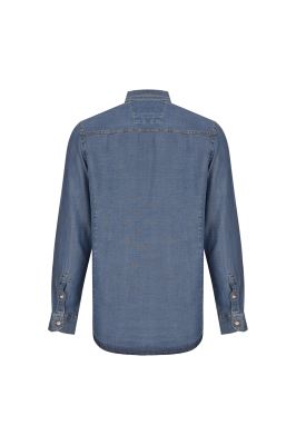 پیراهن جین یقه دار اسلیم