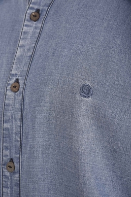 پیراهن جین یقه فرنچ تنسل