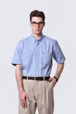 پیراهن آستین کوتاه آکسفورد