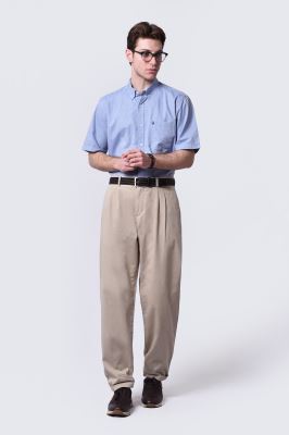 پیراهن آستین کوتاه آکسفورد