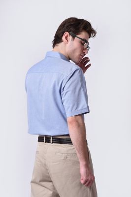 پیراهن آستین کوتاه آکسفورد