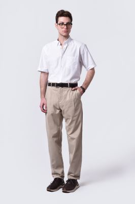 پیراهن آستین کوتاه آکسفورد