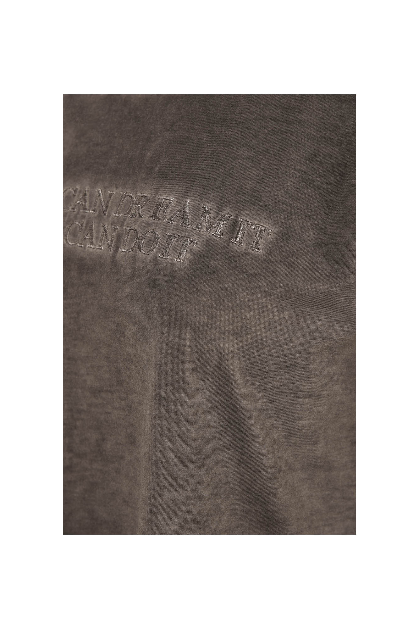 تی شرت زنانه یقه گرد رنگرزی گلدوزی دار