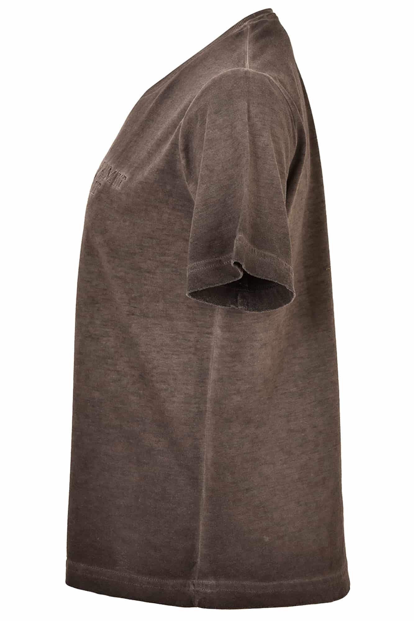 تی شرت زنانه یقه گرد رنگرزی گلدوزی دار