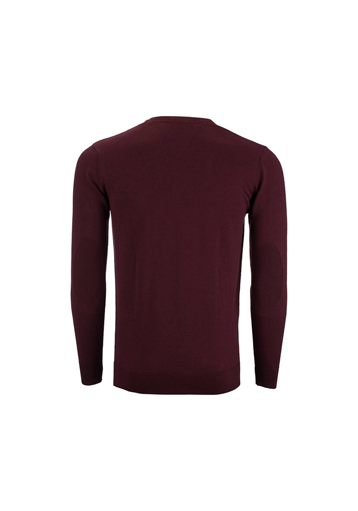 بافت یقه گرد ساده