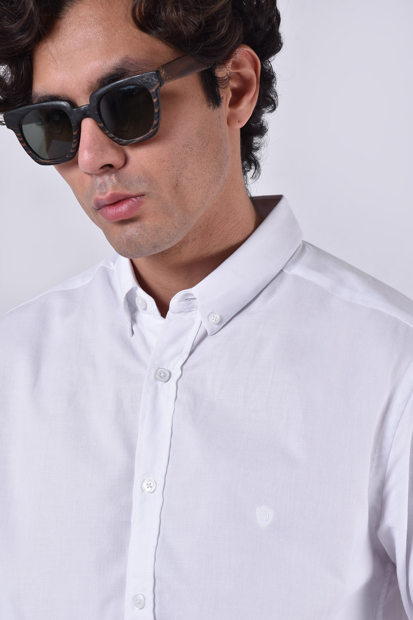 پیراهن آکسفورد آستین بلند اسلیم