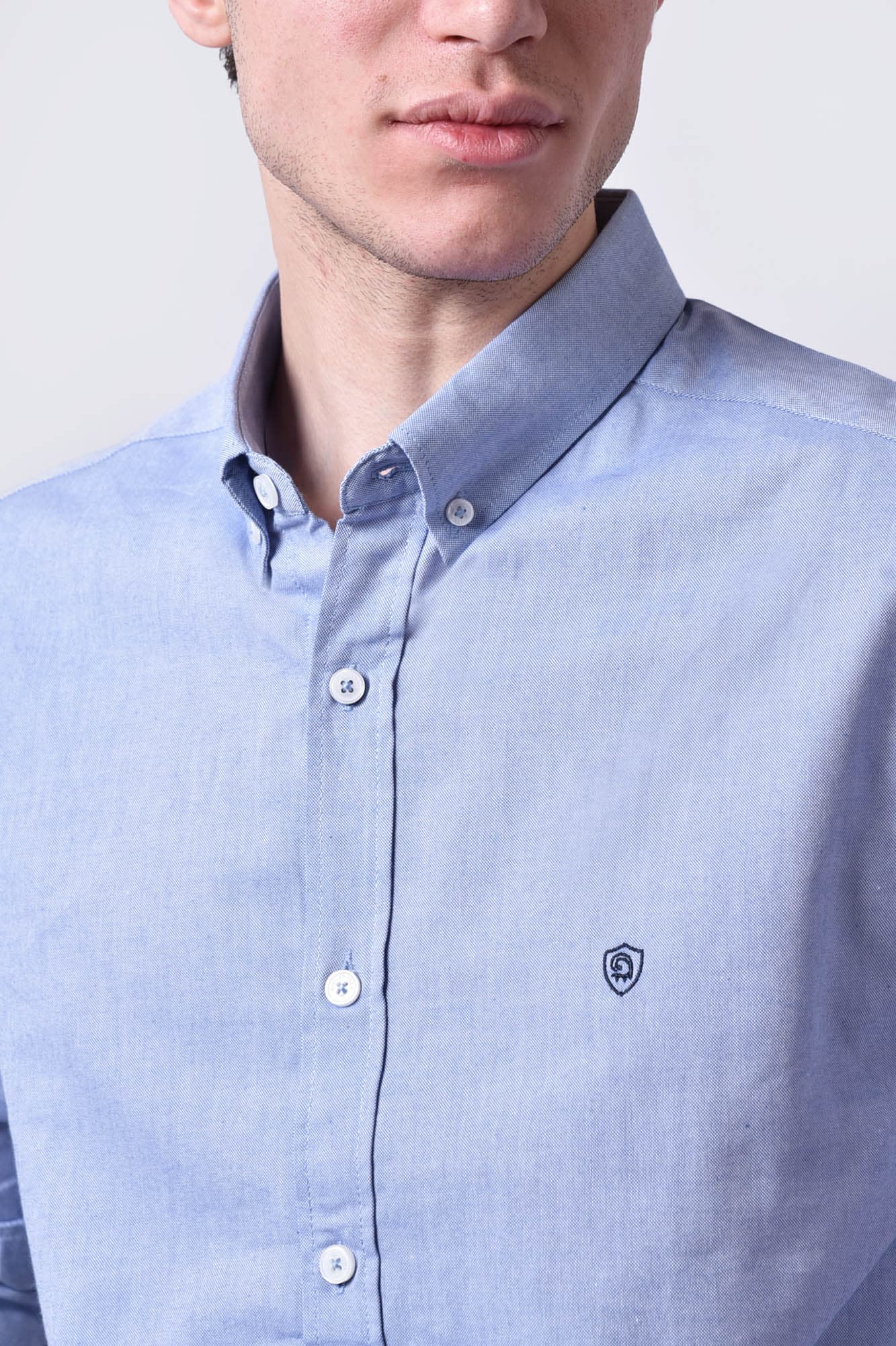 پیراهن آکسفورد آستین بلند اسلیم