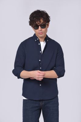 پیراهن آکسفورد آستین بلند اسلیم