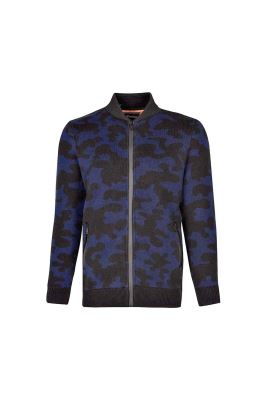 ژاکت زیپ دار بافت دورو