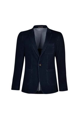 کت مردانه نیم آستر دو چاک یقه حاکم دنیم