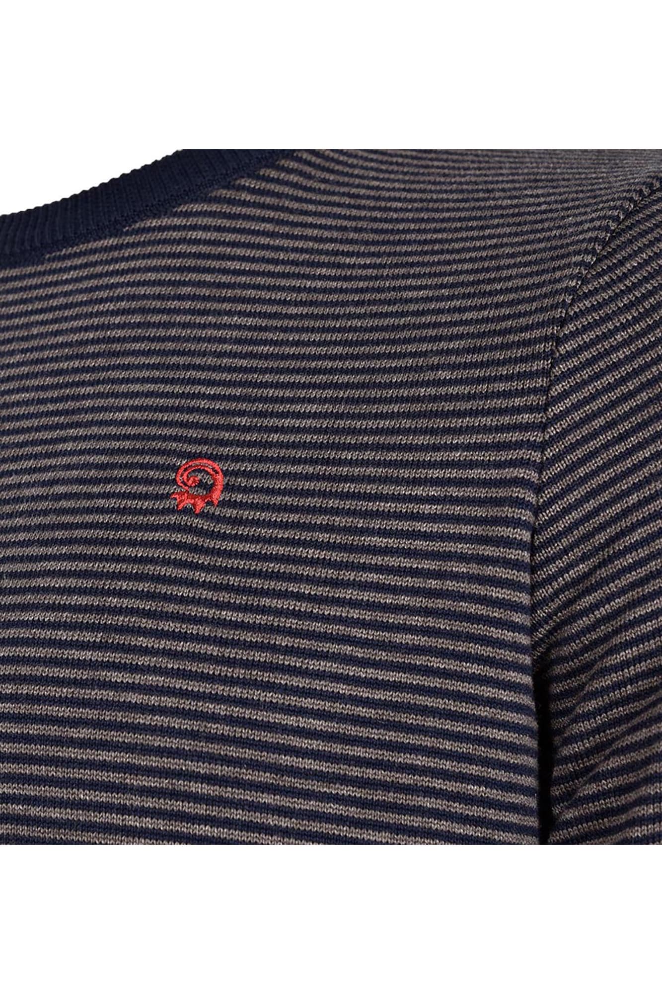 بافت یقه گرد تمام رینگر slim fit