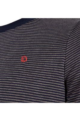 بافت یقه گرد تمام رینگر slim fit