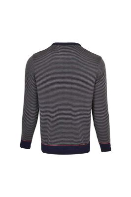 بافت یقه گرد تمام رینگر slim fit