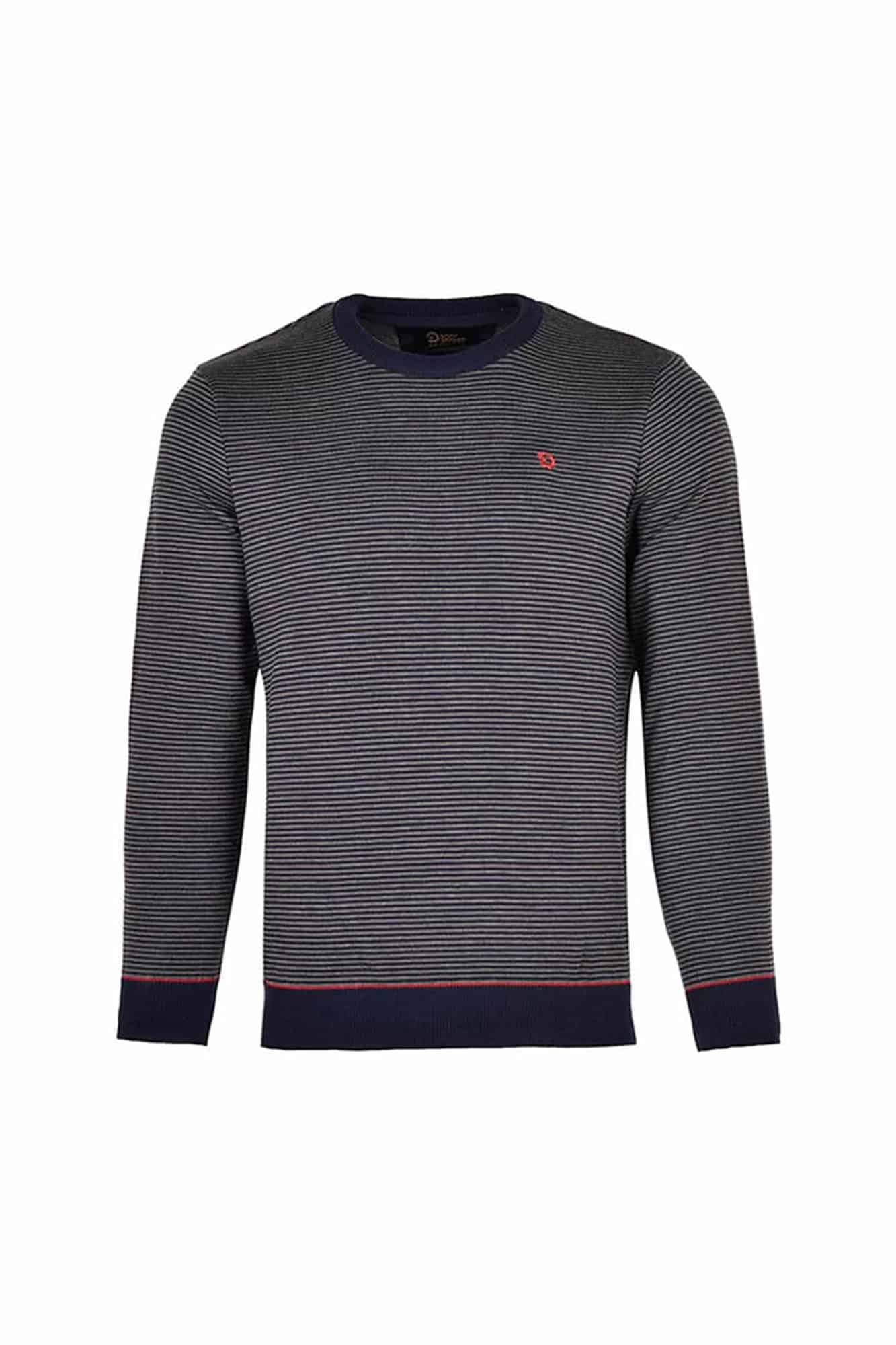 بافت یقه گرد تمام رینگر slim fit