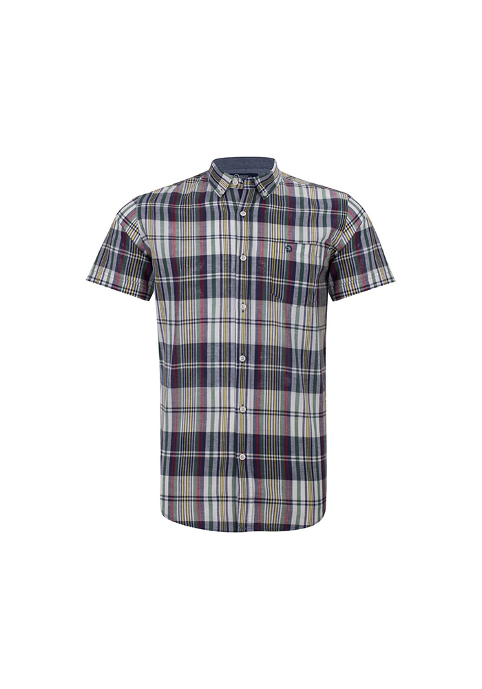 پیراهن آستین کوتاه چهار خانه