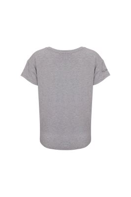 تی شرت یقه گرد آستین چاپی