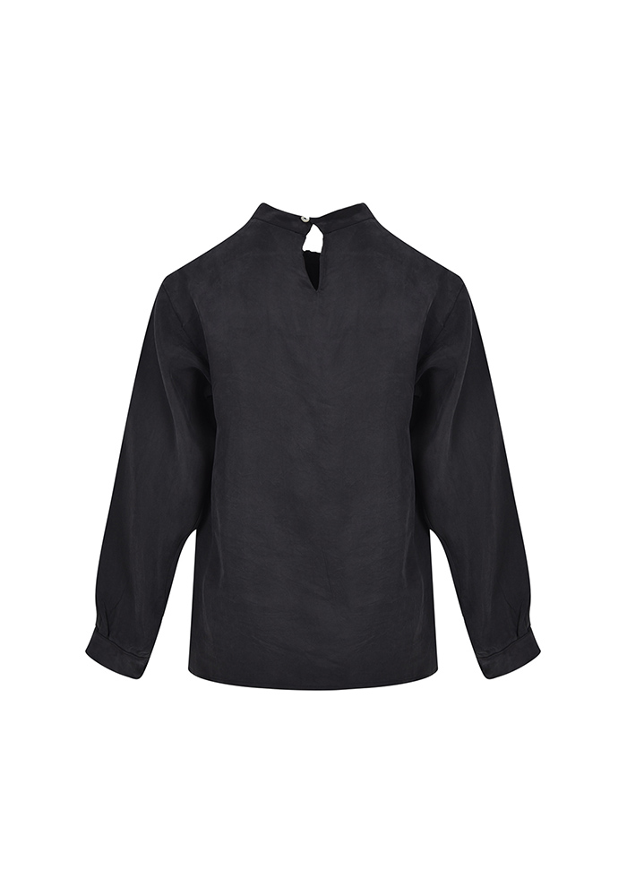 بلوز یقه ایستاده پاپیونی