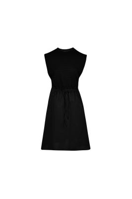 پیراهن آستین کیمونو جیب دار کمر کشدار