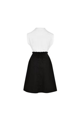 پیراهن آستین کیمونو جیب دار کمر کشدار