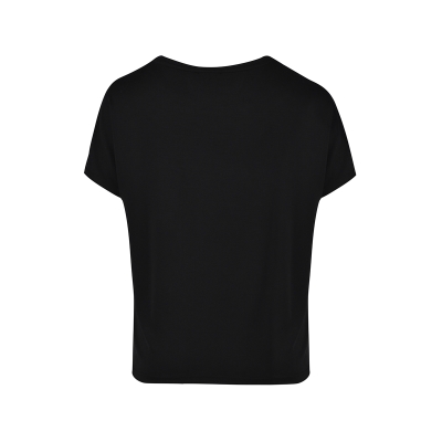 تیشرت زنانه آستین کیمونو با جیب ساتن