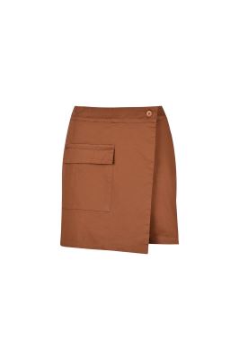 دامن شلوارکی تک جیب کمردار