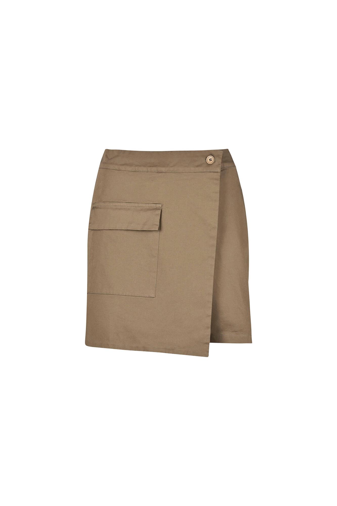 دامن شلوارکی تک جیب کمردار