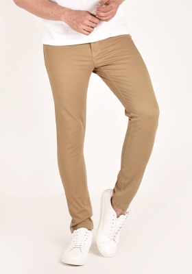 شلوار کتان مردانه پنج جیب اسلیم