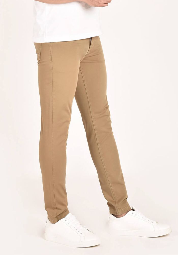 شلوار کتان مردانه پنج جیب اسلیم