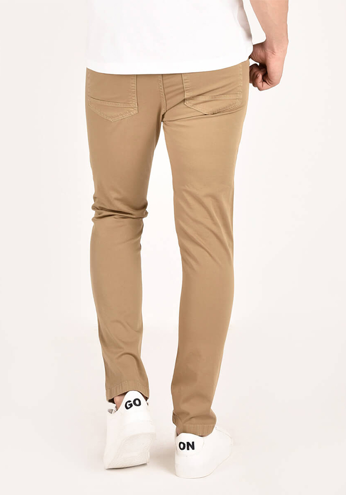 شلوار کتان مردانه پنج جیب اسلیم